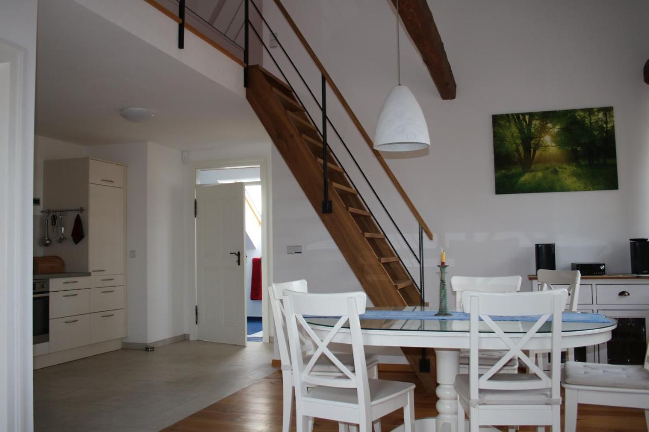 Ferienwohnung Am Weltnaturerbe Grumsin Ziehten Esterno foto