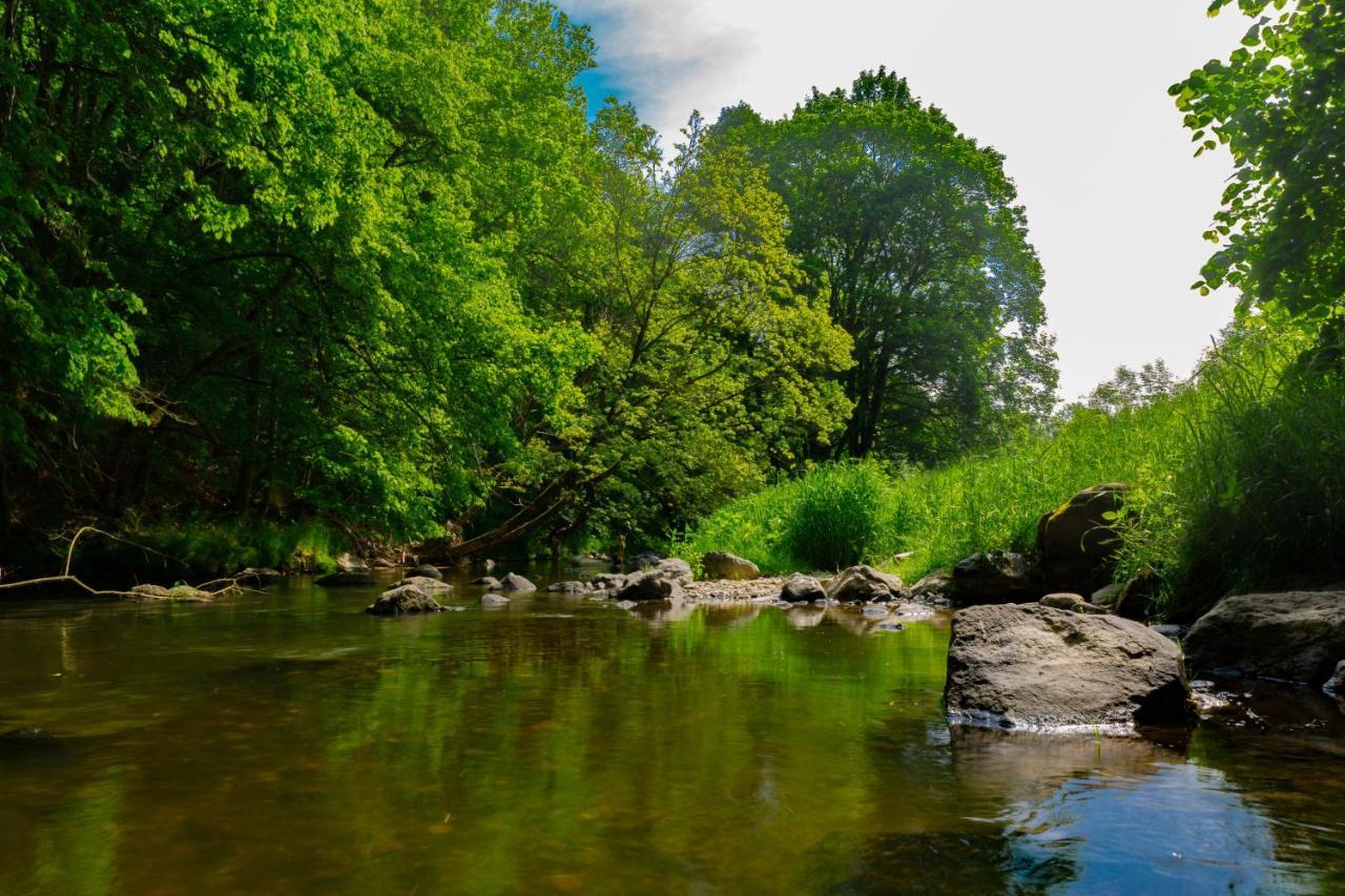 Ferienwohnung Am Weltnaturerbe Grumsin Ziehten Esterno foto